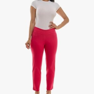 ZAC & RACHEL Pull On Pants Pink Ankle Length Size 14 NWT